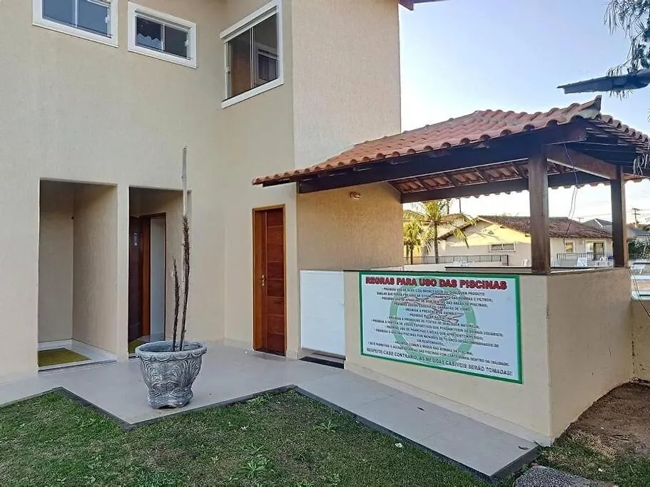 Casa de Férias Casa Com Piscina, Churrasqueira E Ar Condicionado Em Condominio Cabo Frio Brasil