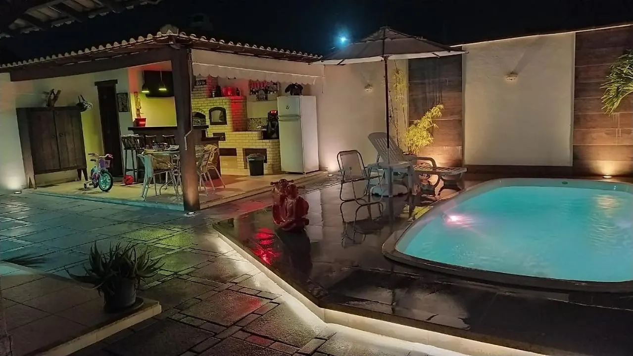 Casa Com Piscina, Churrasqueira E Ar Condicionado Em Condominio Cabo Frio 0*,
